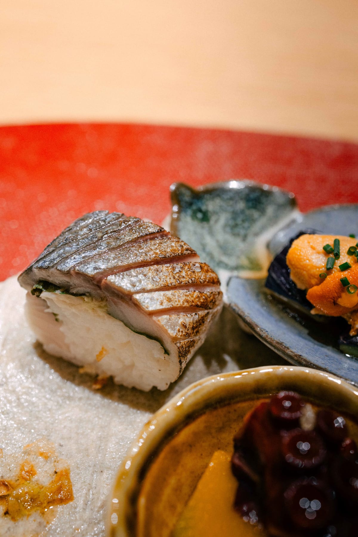 Mitou, Seoul: mackerel bozushi from the hassun