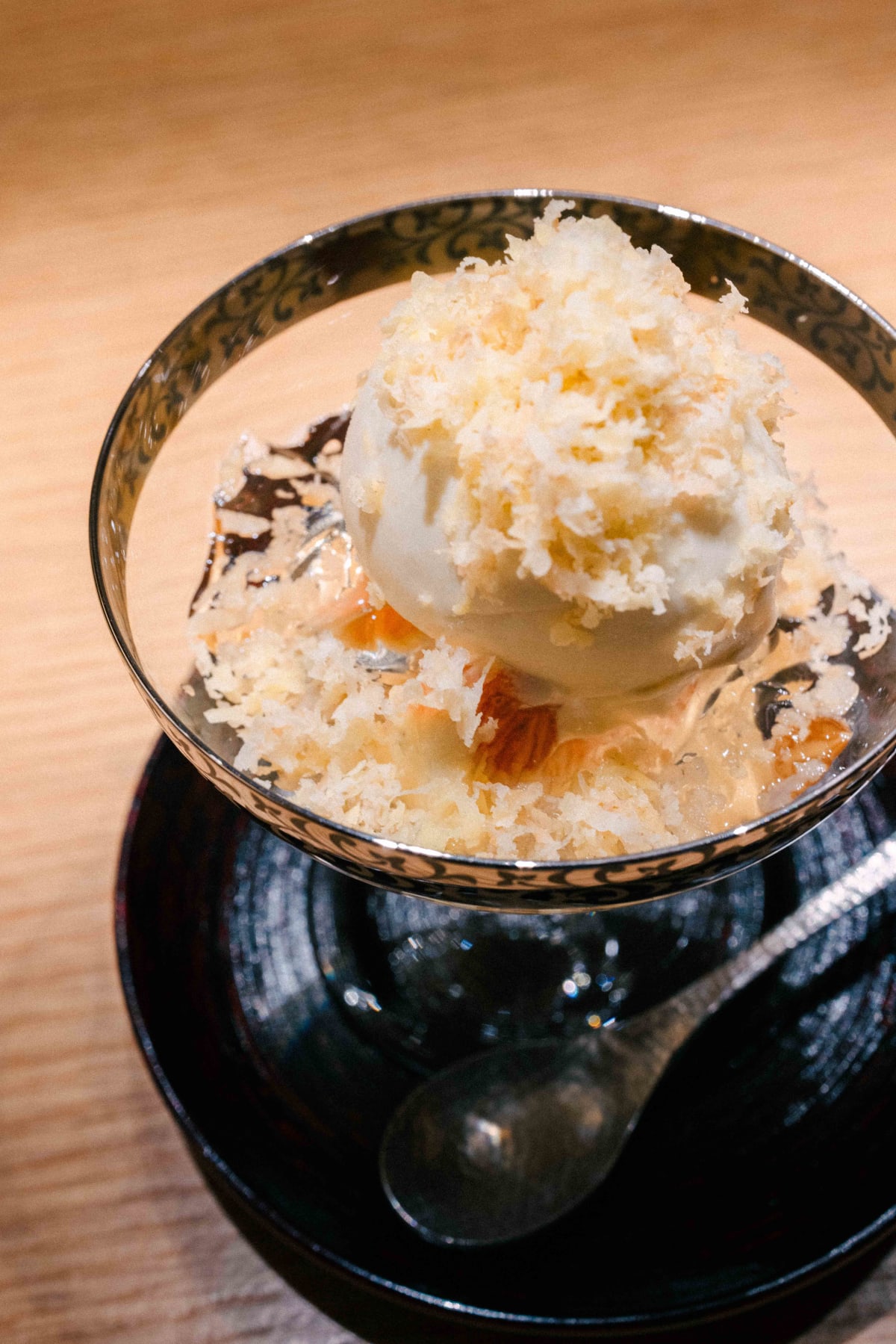 Mitou, Seoul: the fig dessert seen closer