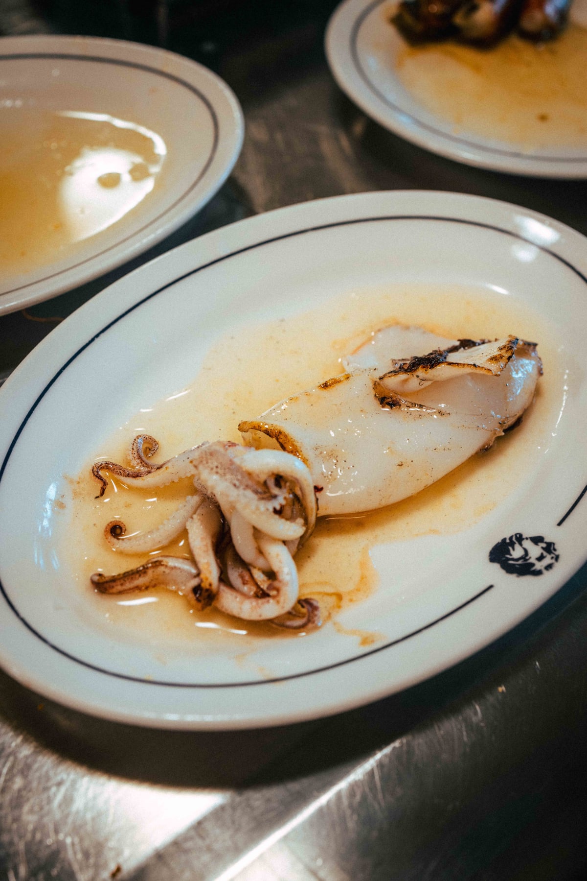 Ultramarinos Marín, Barcelona: the grilled calamar