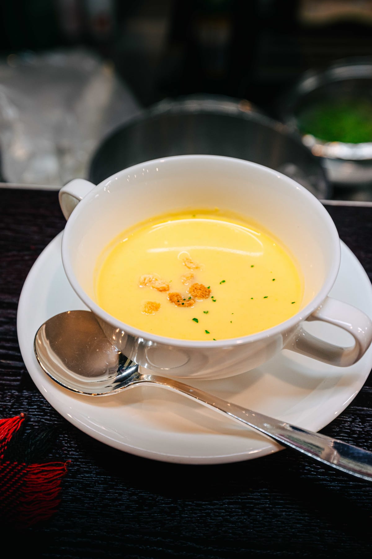 Kuishinbo Yamanaka, Kyoto: the cream soup from another angle