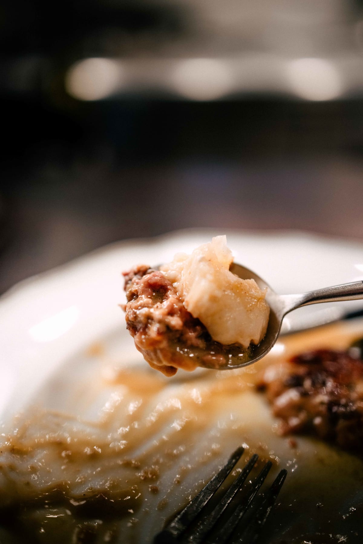 Bistro de la Mer, Amsterdam: a spoonful of monkfish and foie gras