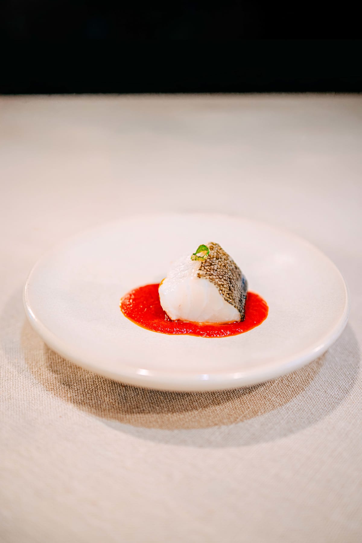 Asador Etxebarri, Axpe: the cod loin on its paprika sauce