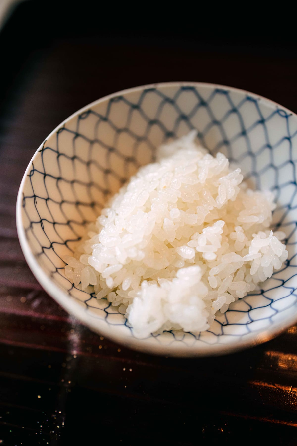 Matsukawa, Tokyo: white rice, a plate of pickles and the soup