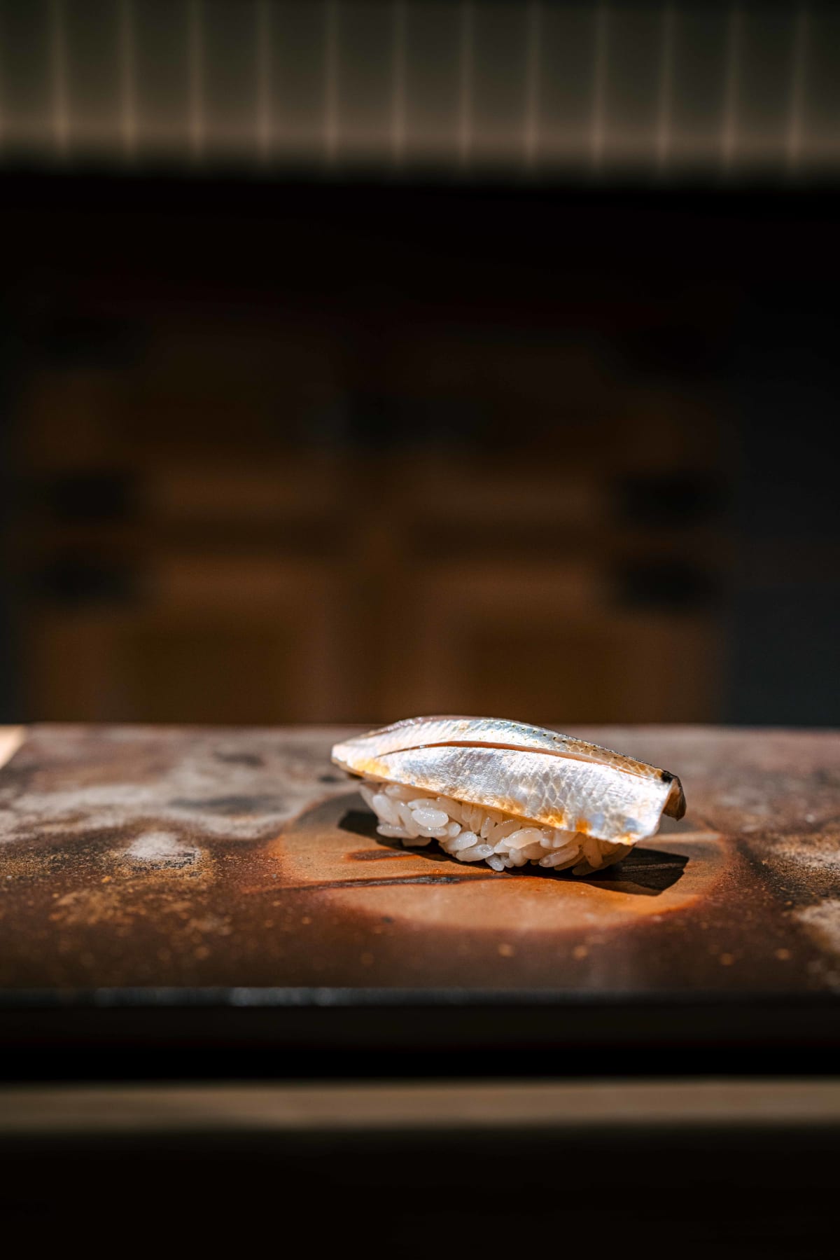 Sushi Juyon by Saito, Seoul: the first visit's nigiri, kohada, akami and chutoro