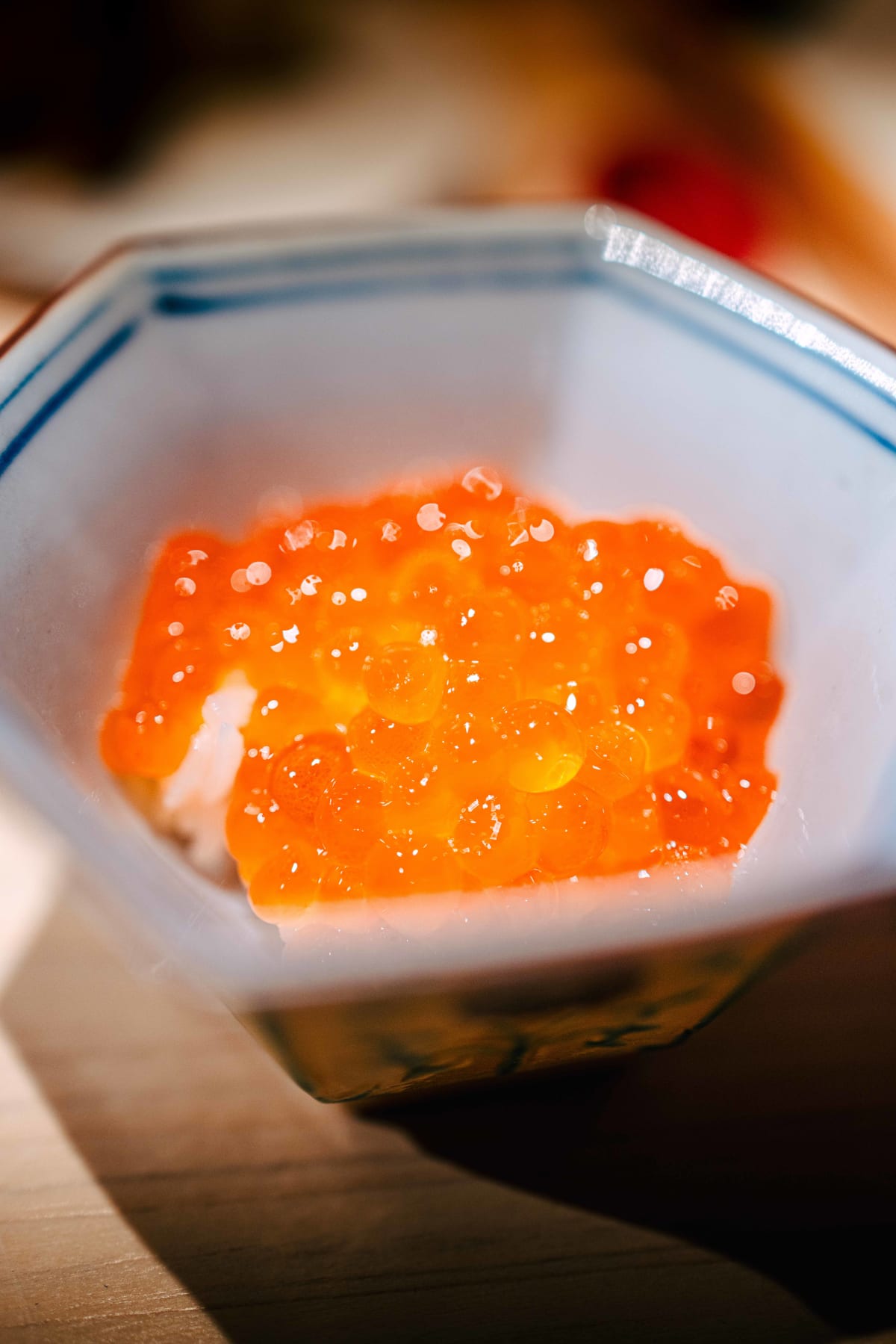 Sushi Juyon by Saito, Seoul: the ikura up close