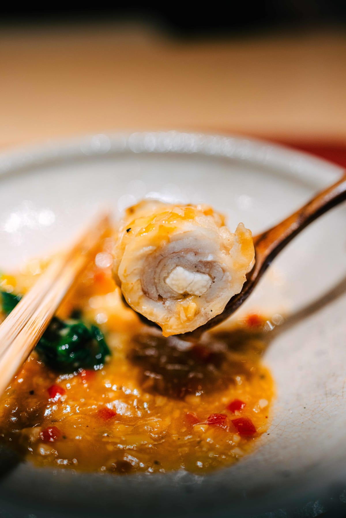 Mitou, Seoul: the snakehead cut open around its yam