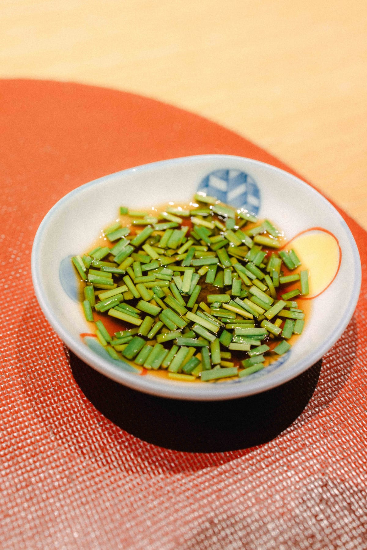 Mitou, Seoul: ponzu with chopped chives for dipping