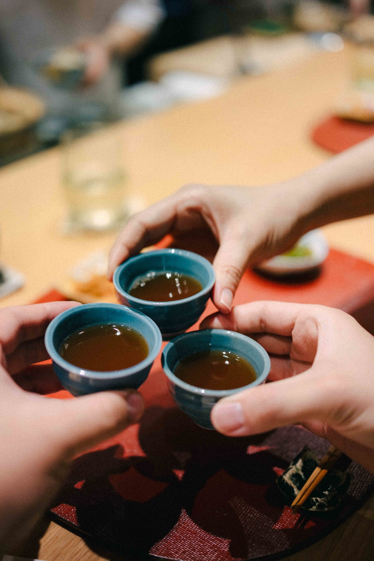 Mitou, Seoul: a toast with the infused vodka