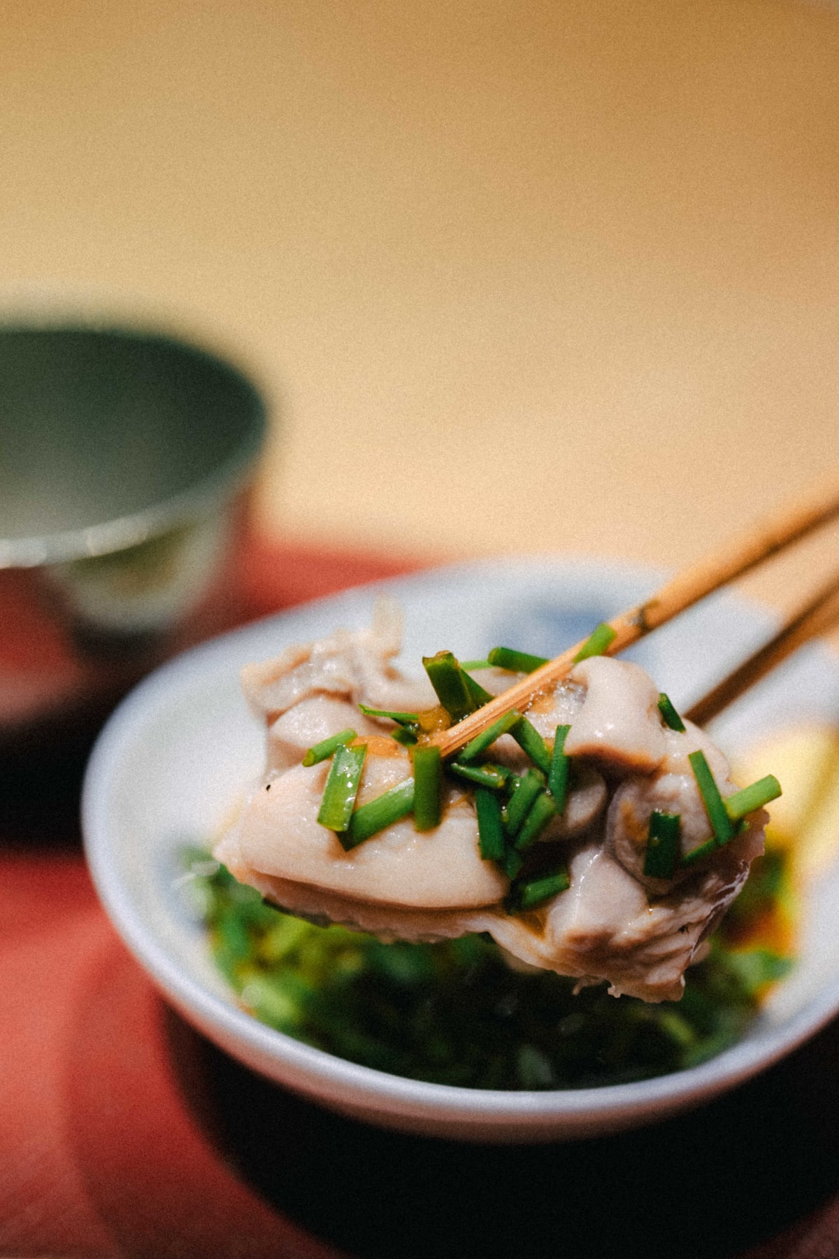 Mitou, Seoul: chicken dipped in chive ponzu