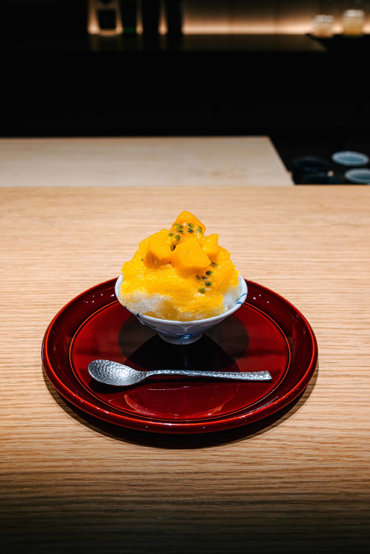 Mitou, Seoul: kakigori with Jeju mango and passion fruit