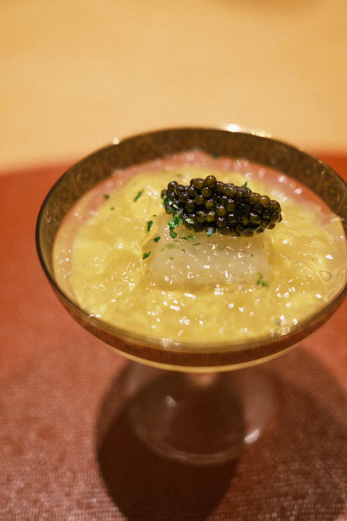 Mitou, Seoul: the August jelly with nogak and caviar