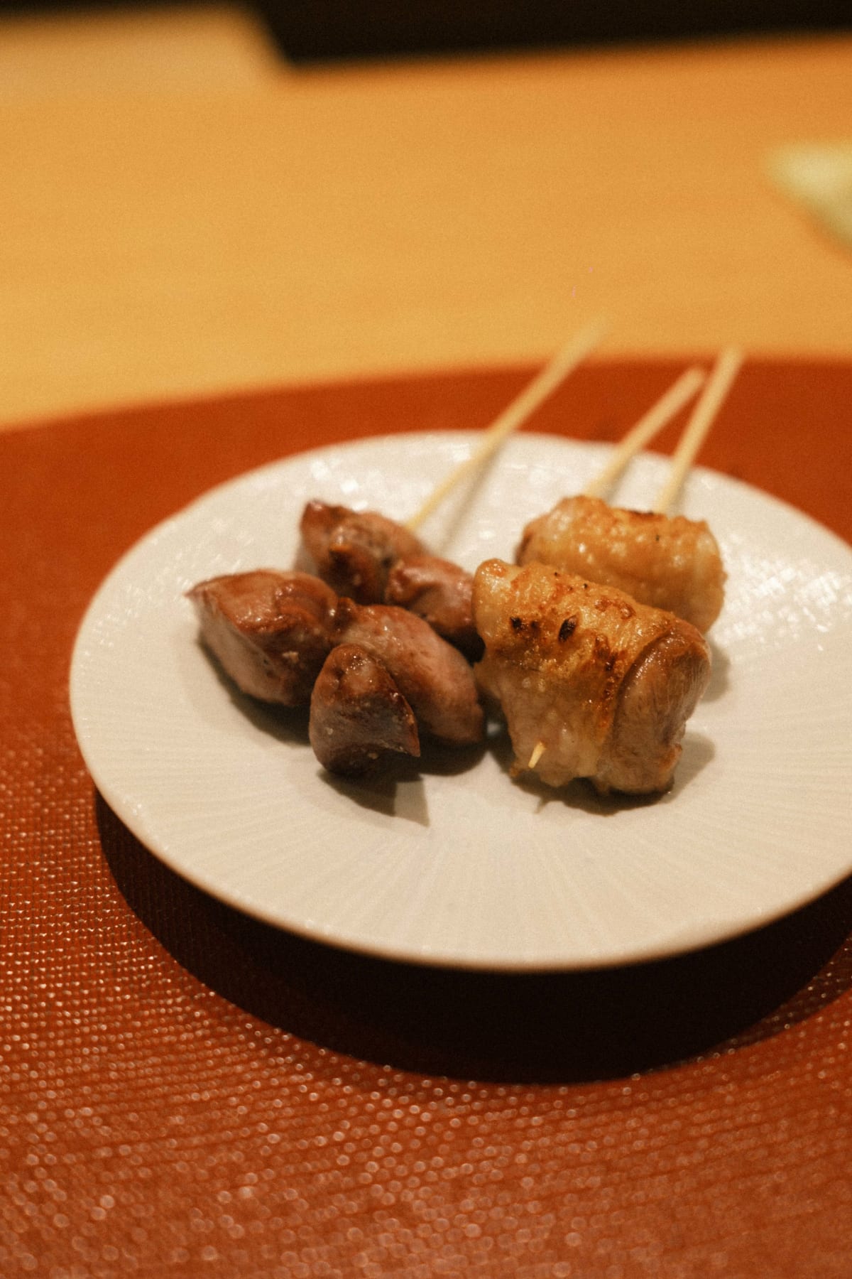 Mitou, Seoul: the heart and thigh skewers