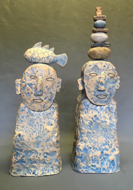 Ceramic figure artwork