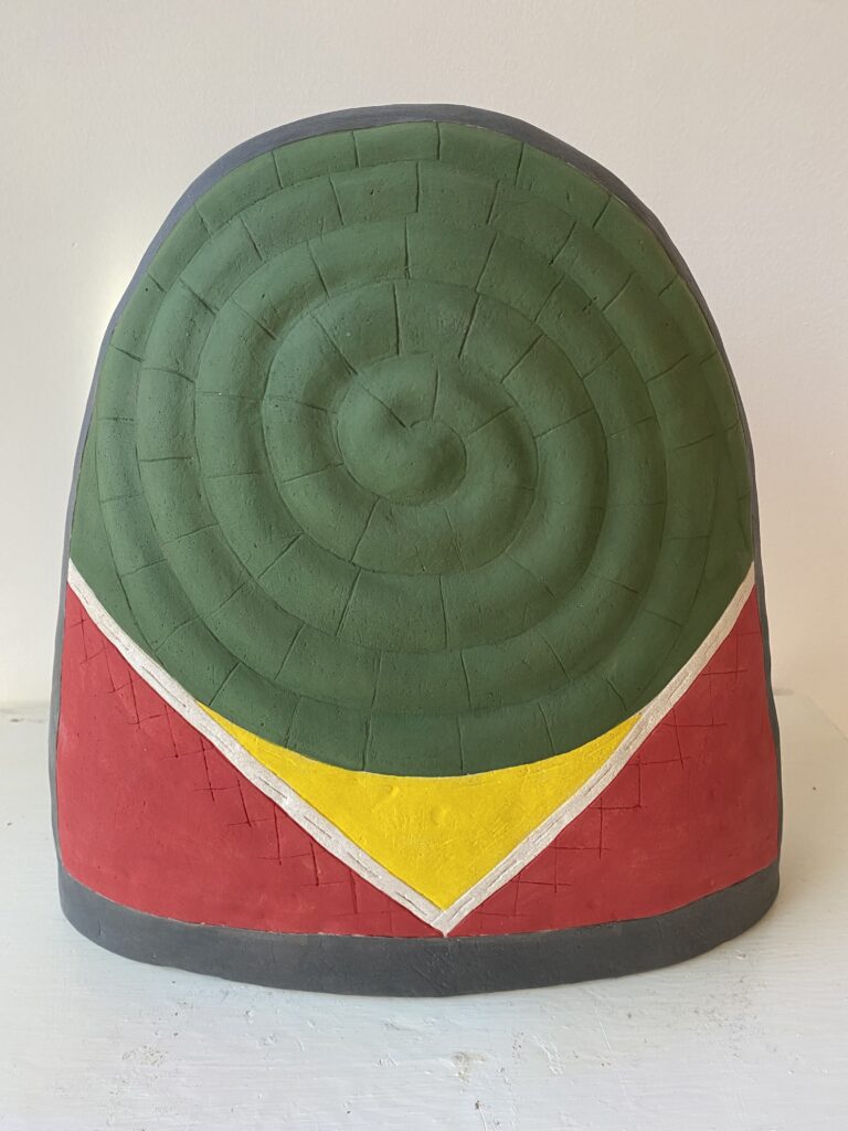 Ceramic thimble artwork
