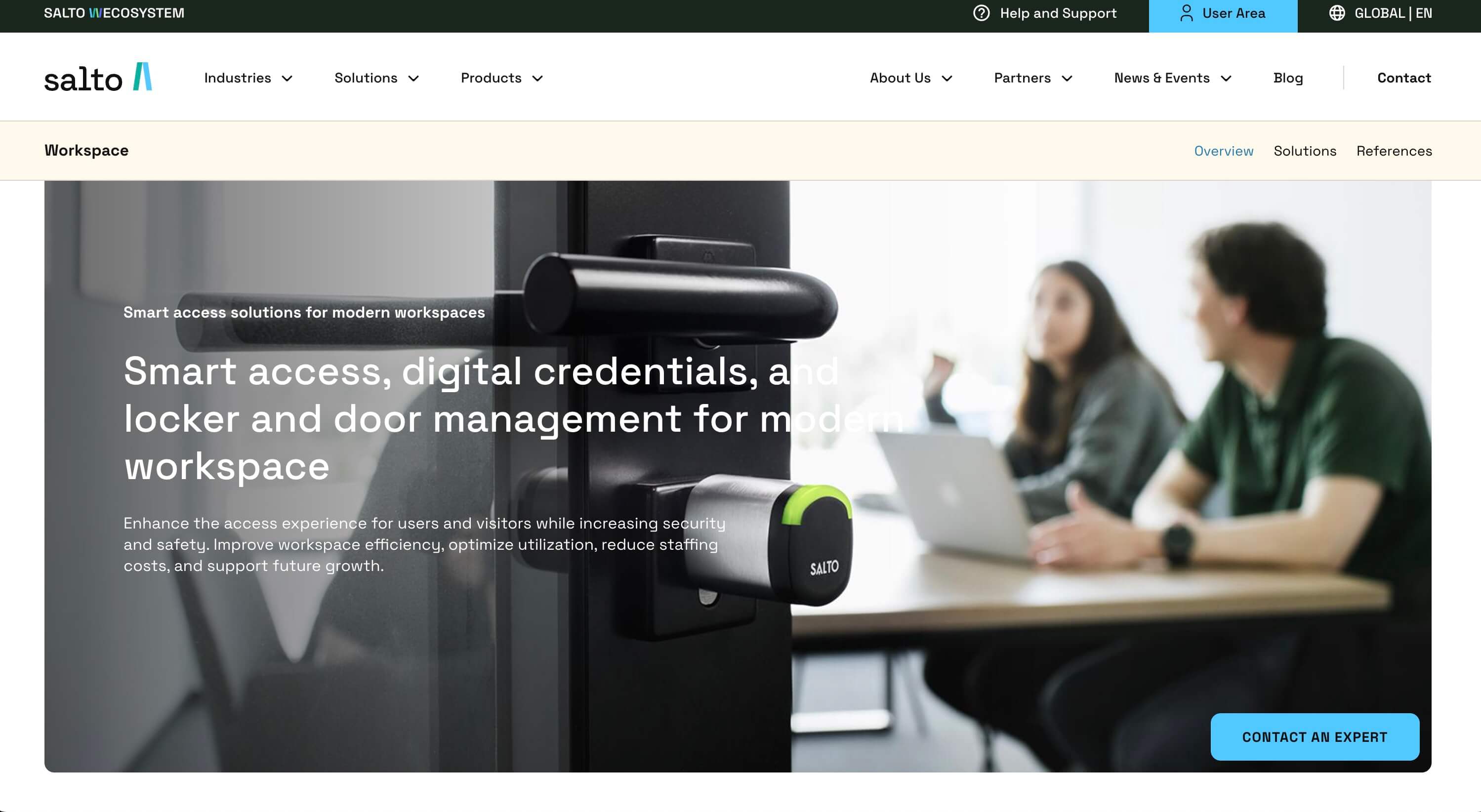 Salto Systems hero image