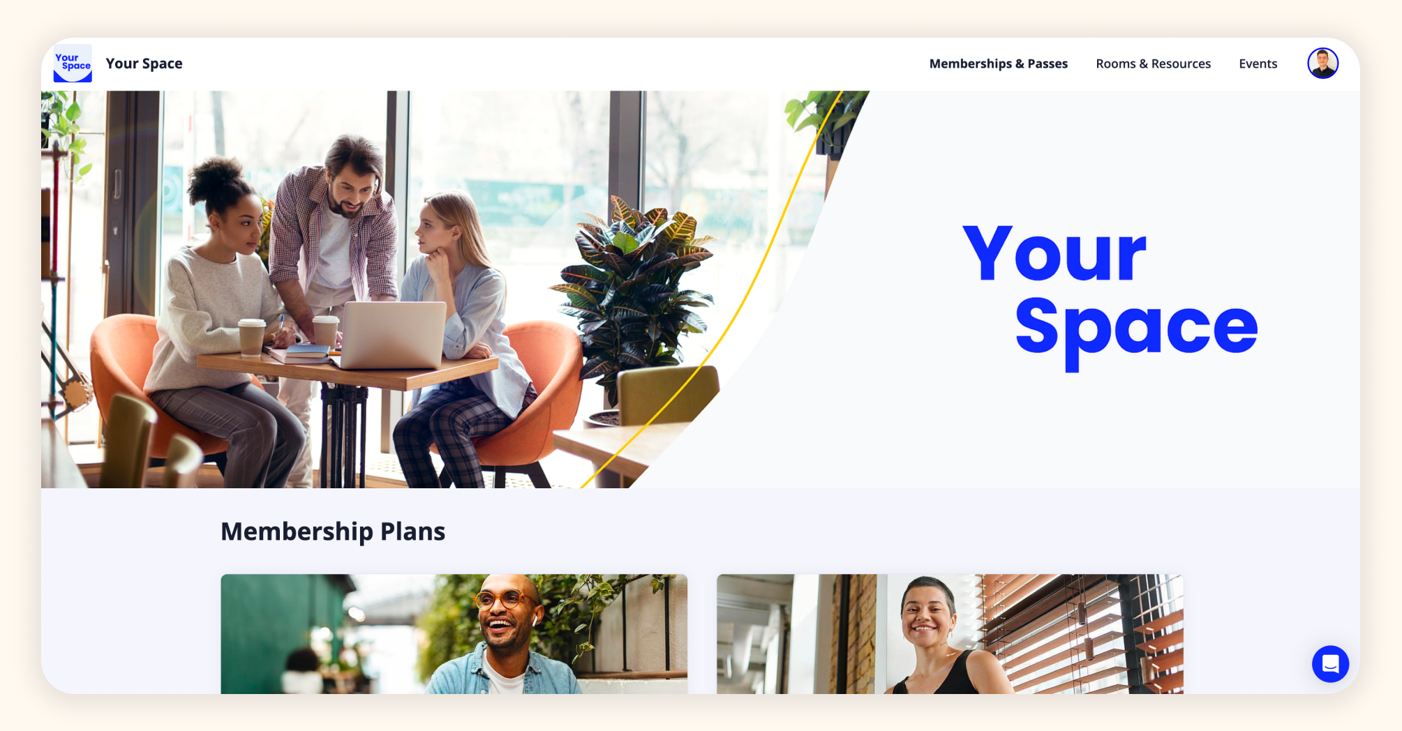 Cobot Space Management UI – view 8