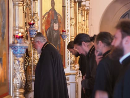 Божественная Литургия у мощей святого Георгия Победоносца