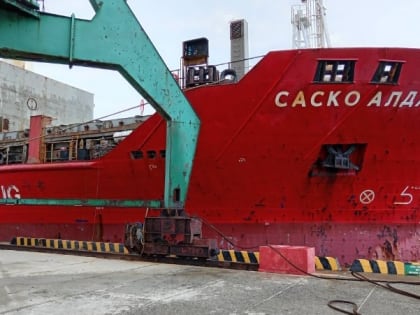 Судно «САСКО Алдан» успешно завершило свой рейс по Северному морскому пути