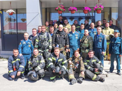 Условный пожар потушили в «Кадетской школе»