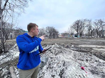 Молодогвардейцы Сахалина провели мониторинг площадки для строительства нового университетского кампуса