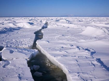 6 апреля в заливе Мордвинова продолжится разрушение припая