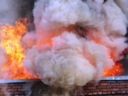 В Долинском районе в пожаре пострадал 1 человек