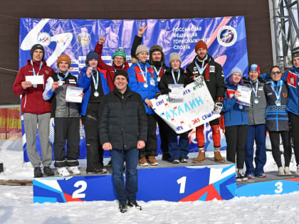 Сахалинские горнолыжники выиграли командную гонку на этапе Кубка России