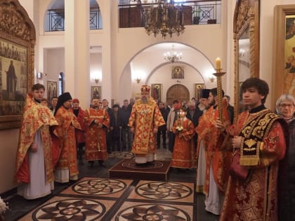 Престольный праздник в Воскресенском соборе