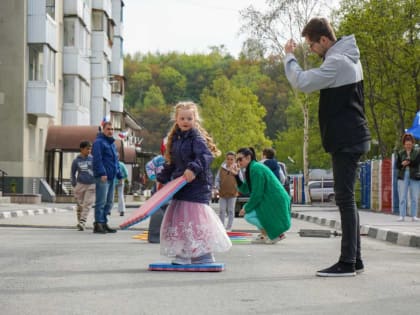 День соседей провели в одном из дворов Корсакова