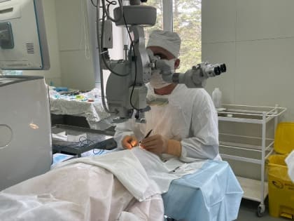 Новый высокоточный офтальмологический микроскоп появился в городской больнице Южно-Сахалинска