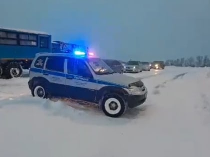 Дорожная обстановка в Корсаковском районе на 20.00 часов 25 января