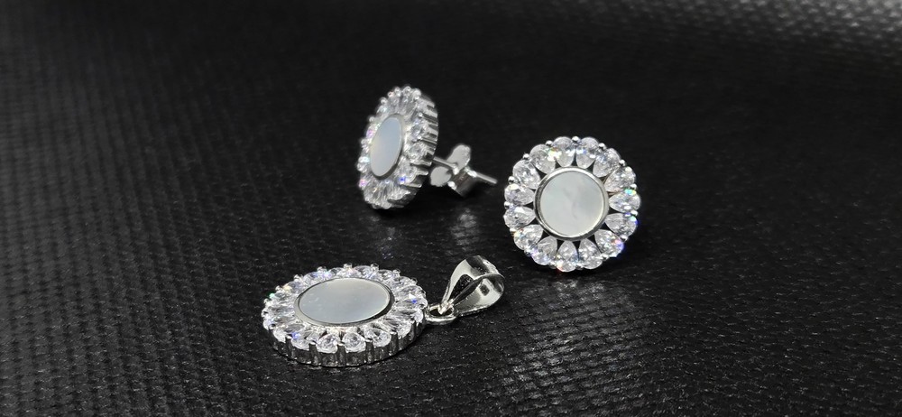 Opal Mist sun inspired opal set