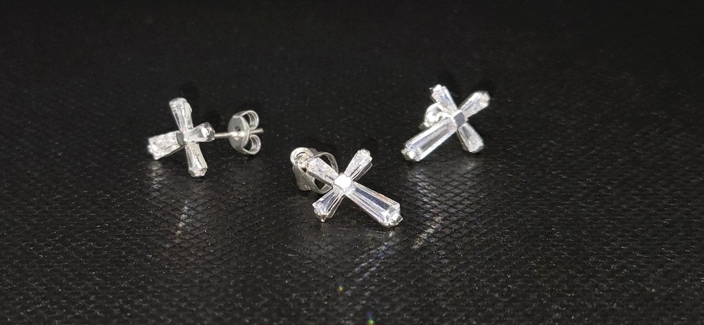 Crystal Cross jewelry  set