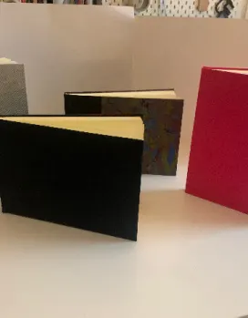 A selection of handmade books