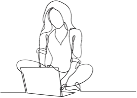 women at laptop computer