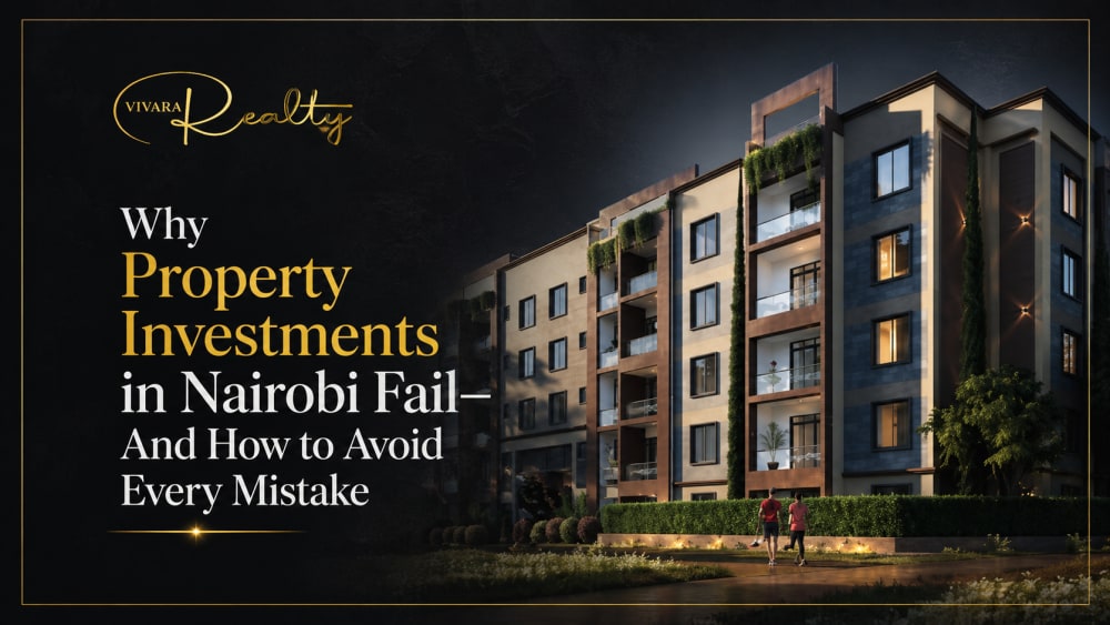 Why Property Investments in Nairobi Fail — And How to Avoid Every Mistake Why Property Investments in Nairobi Fail — And How to Avoid Every Mistake
