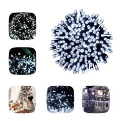 Lampki Choinkowe 500led-35m-biały-na Zewnątrz I Wewnątrz