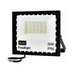 Naświetlacz LED 30W IP66 – Mocna Lampa Zewnętrzna Reflektor