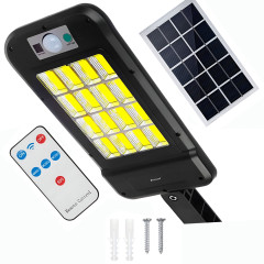 Lampy Solarne Uliczne 240 COB z Czujnikiem Ruchu i Zmierzchu + Pilot – Mocne LED