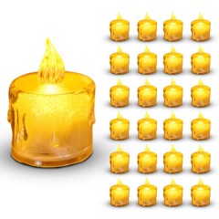 Elektroniczne Swieca Dekoracyjna Na Baterie 24 Sztuk 5.8cm