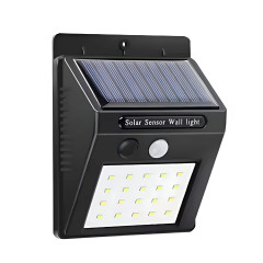 Lampa Solarna 20 LED z Czujnikiem Ruchu i Zmierzchu – Kinkiet Solarny
