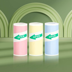 Papier Termiczny Kolorowy Do Drukarki Dla Dzieci Drukuś Samoprzylepny  3x1szt