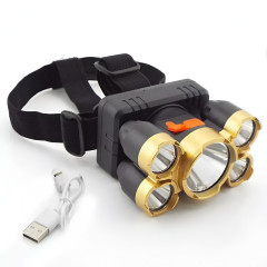 Latarka Czolowa Akumulatorowa Usb 5 Kaczan Led