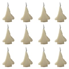 12 Szt Swieca Dekoracyjna Led Z Efektem Płomienia 12cm, Świeca Na Baterie,