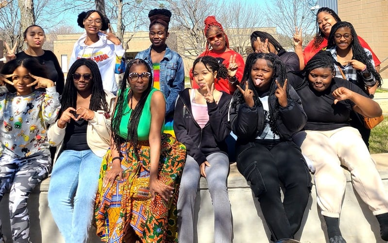 Teen Writers Project students