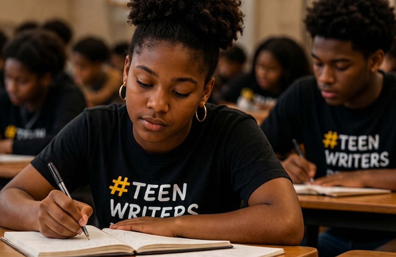 Teen writing