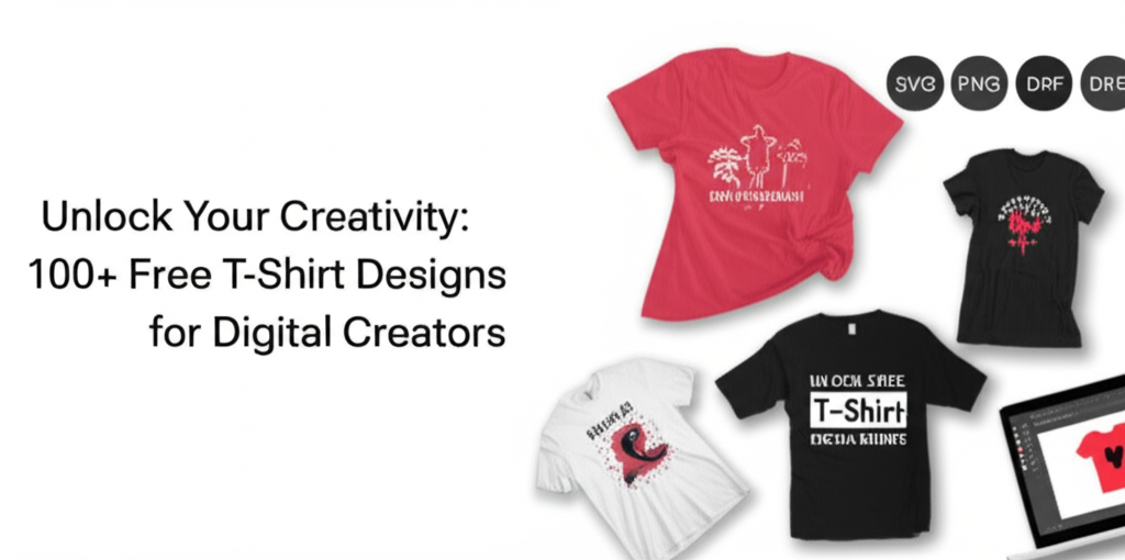 Unlock Your Creativity: 100+ Free T-Shirt Designs for Digital Creators
