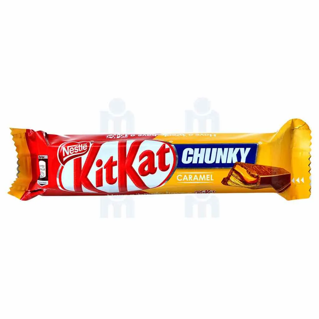 Gaufrette croustillante enrobée chocolat lait fondant Chunky Caramel52,5g-KITKAT