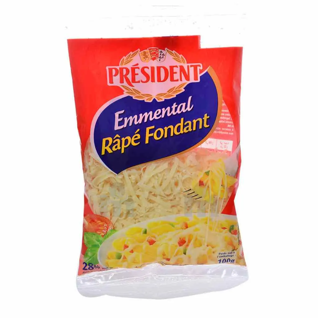Fromage râpé Emmental 100 g - PRÉSIDENT