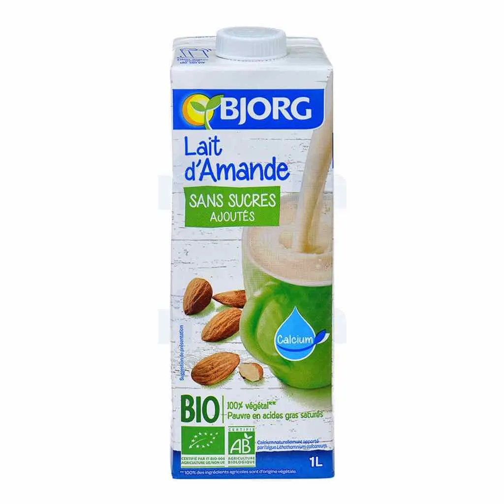Boisson végétale à l'amande bio sans sucres ajoutés 1L - BJORG